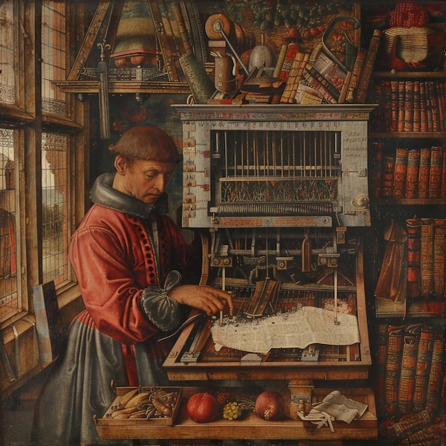 Schreibe über den Einfluss der Druckmaschine auf die Verbreitung der Ideen der Renaissance