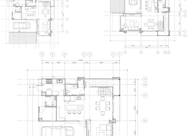 Schreiben Sie eine Blaupause für die Architektur des Gebäudes