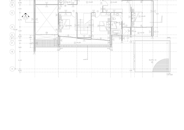 Schreiben Sie eine Blaupause für die Architektur des Gebäudes