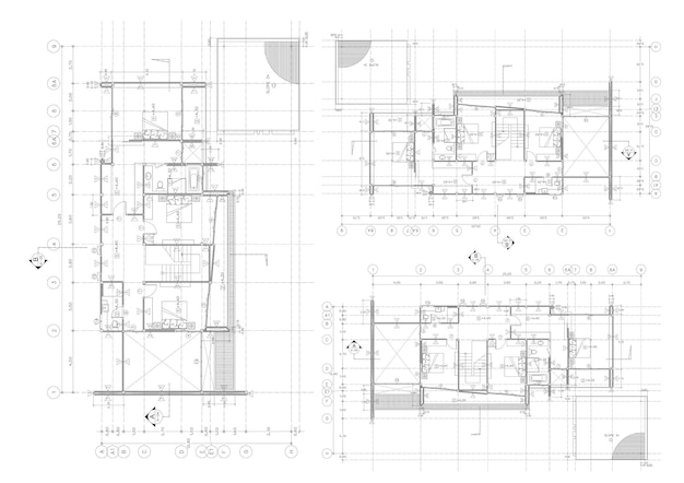 Schreiben Sie eine Blaupause für die Architektur des Gebäudes