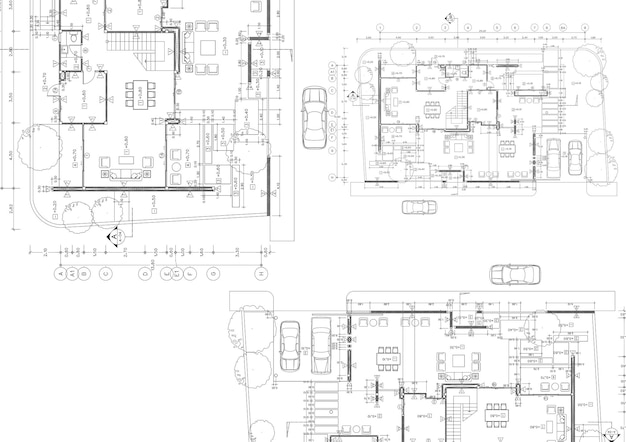 Schreiben Sie eine Blaupause für die Architektur des Gebäudes