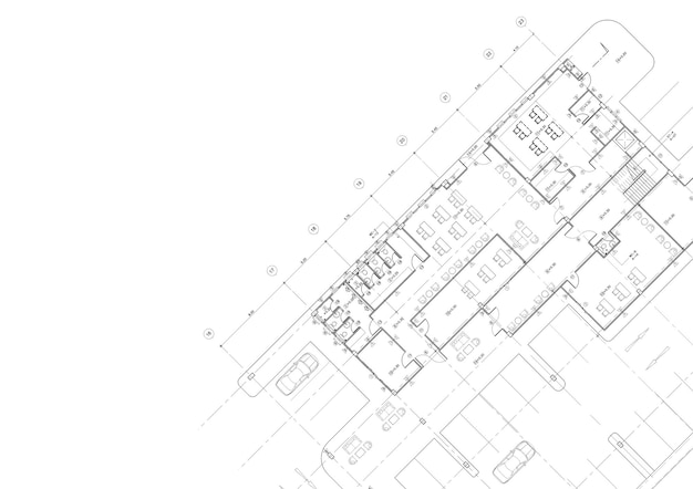 Schreiben Sie einen Bauplan für die Architektur.