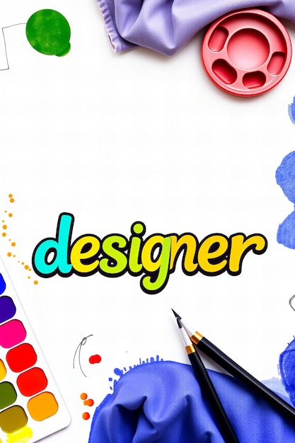 Schriftartentwurf mit Designer