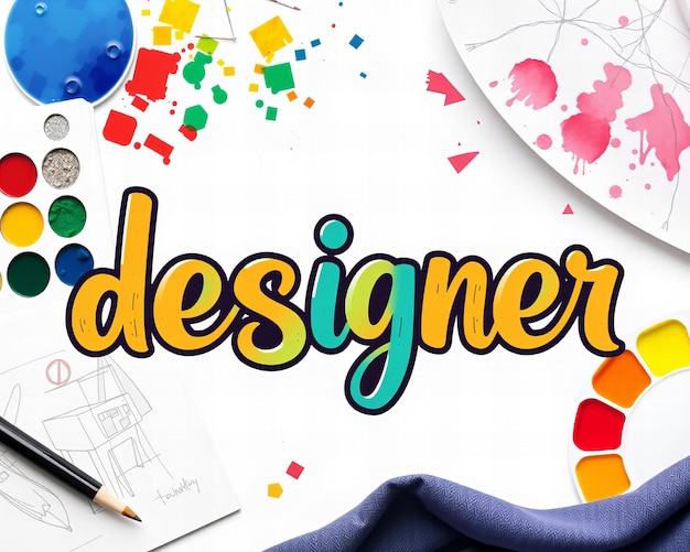 Schriftartentwurf mit Designer