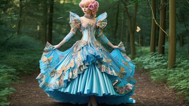 Foto schrillerhafte kostüme von märchenfiguren