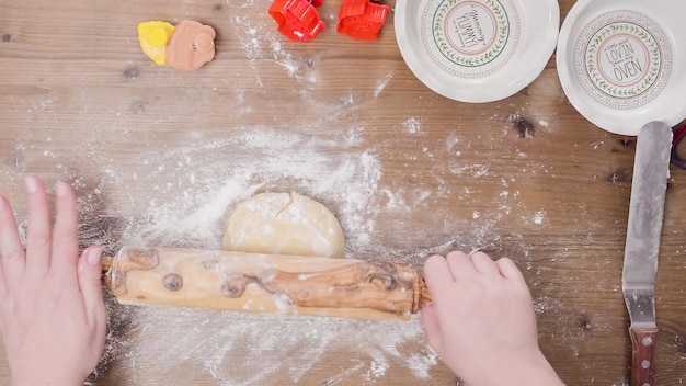 Schritt für Schritt. Kuchenkruste von Grund auf herstellen, um Kürbiskuchen zu backen.