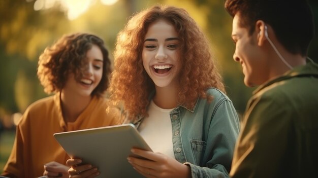 Foto schüler, der ein buch liest