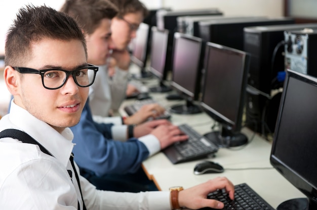 Schüler im Klassenzimmer