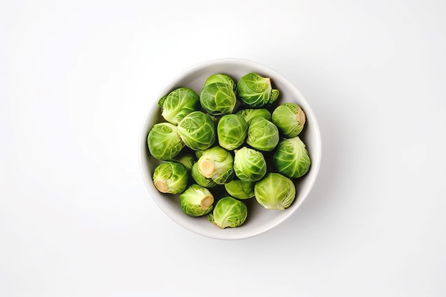 Schüssel mit frischem Rosenkohl, Naturkost, rohe Ernährung, Ai erzeugen