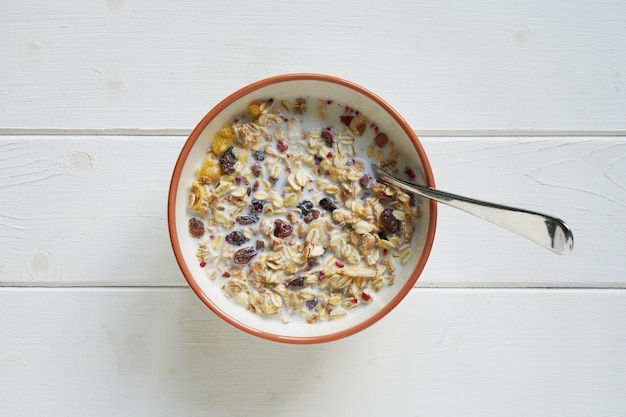 Schüssel mit Müsli