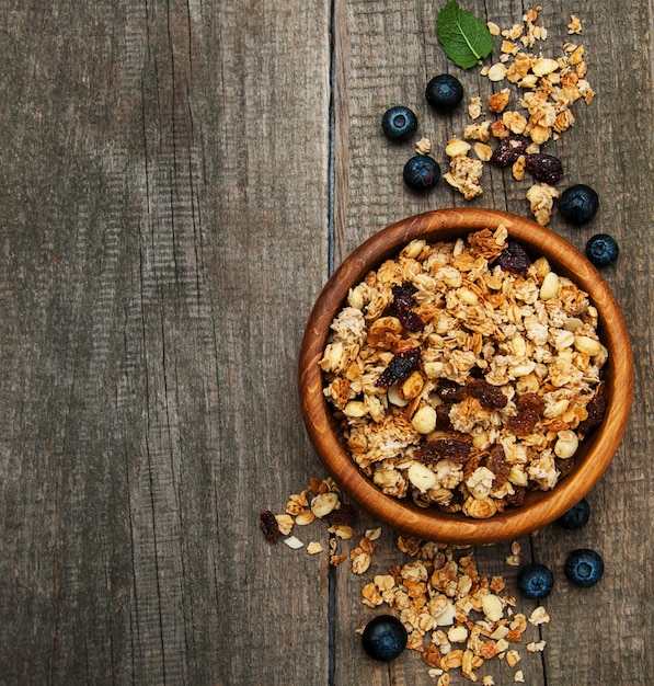 Schüssel mit Müsli