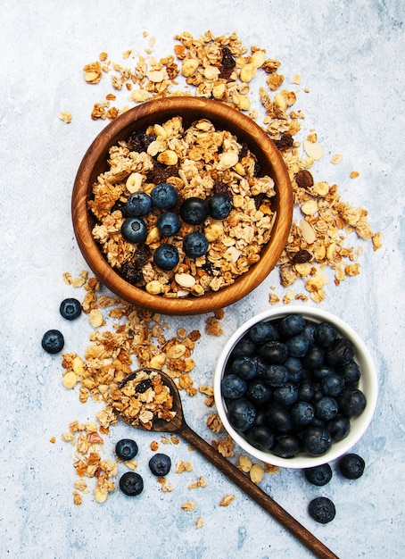 Schüssel mit Müsli