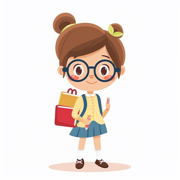 Schullehrerbildung Wissen Illustration Happy Concept Design Vektor Klassenzimmerbuch