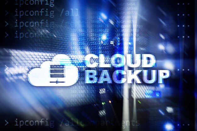 Schutz vor Datenverlust von Cloud-Backup-Servern Cyber-Sicherheit