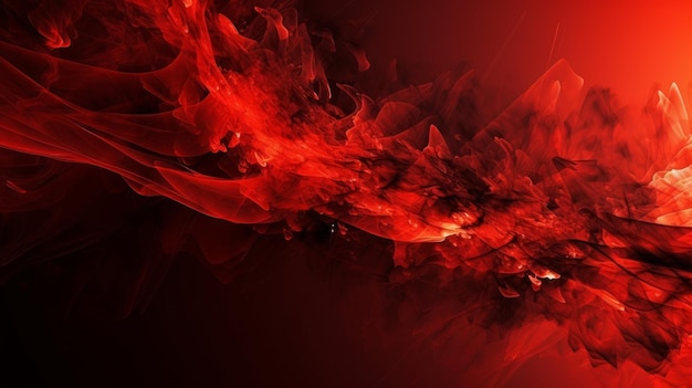 Schwache generative KI mit rotem Hintergrund