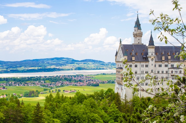 Schwangau, Alemania - 12/05/2018: Castillo de Neuschwanstein