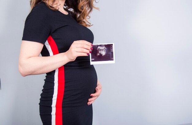 Schwangerschaft Frau in der Hand Bild Baby