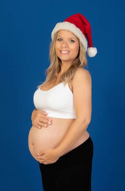 Schwangerschaft Glückliche schwangere Frau
