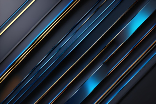 Foto schwarz-blauer abstrakter moderner hintergrund für design dunkle geometrische form