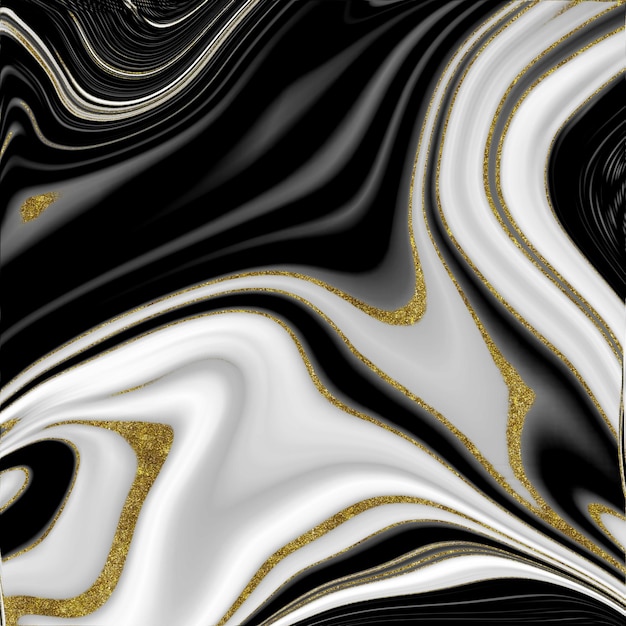 Schwarz-Gold-Marmor-Textur