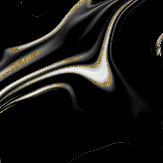 Schwarz-Gold-Marmor-Textur