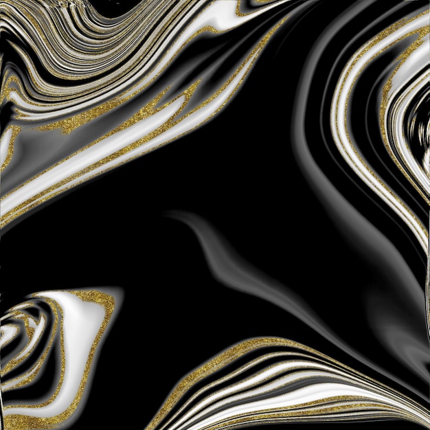 Schwarz-Gold-Marmor-Textur