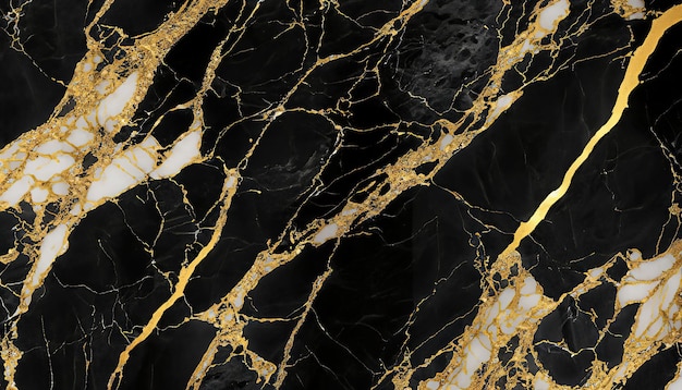 Schwarz-goldenes Marmor-Texturdesign für das Coverbuch