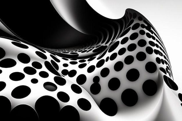 Schwarz-Weiß-Formen-Hintergrund
