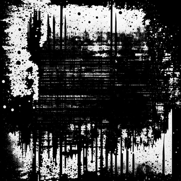 Schwarz-Weiß-Grunge-Not-Overlay-Textur abstrakte Oberfläche Staub und raue schmutzige Wand