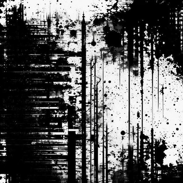 Foto schwarz-weiß-grunge-not-overlay-textur abstrakte oberfläche staub und raue schmutzige wand