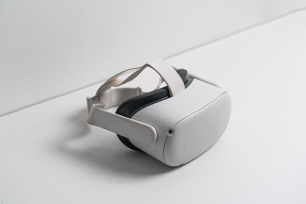 Foto schwarz-weiß-virtual-reality-googles modernes technologiegerät