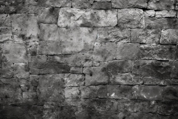 schwarz-weißer Grunge-Hintergrund alte Steinmauer-Textur oder Blackboard-Kopierraum