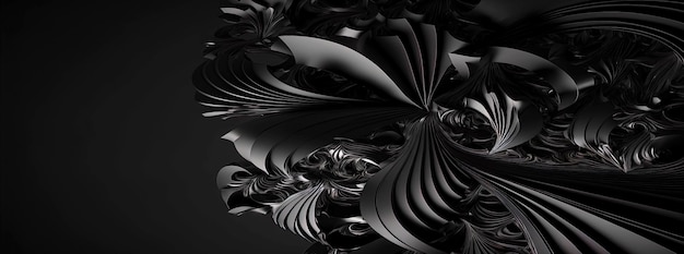 Schwarze abstrakte Tapete schwarzer abstrakter Wellenhintergrund