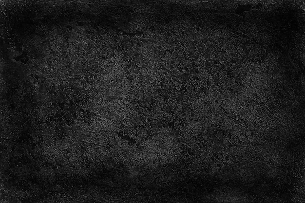 schwarze alte Mauer rissiger Betonhintergrund / abstrakte schwarze Textur, alter Hintergrund der Weinlese