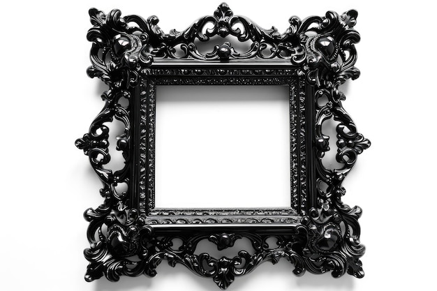 Schwarze barocke Eleganz