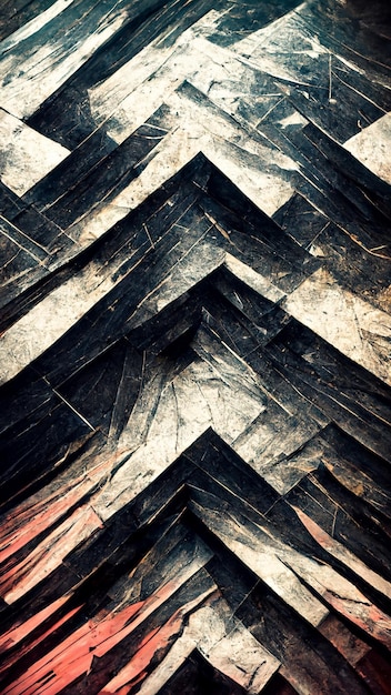 Foto schwarze dreieckige abstrakte hintergrundfläche 3d render 3d-darstellung