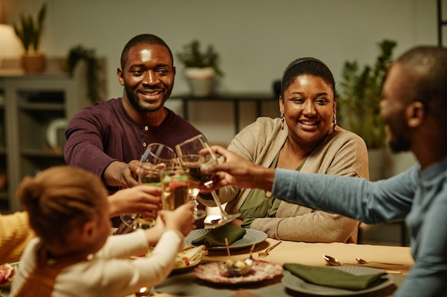 Schwarze Familienfeier