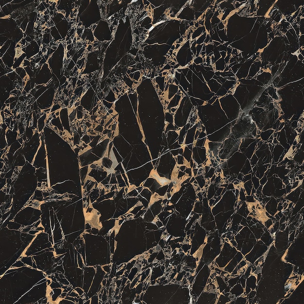 Schwarze Marmorstruktur, die sehr schön ist und ein goldenes Muster aufweist.