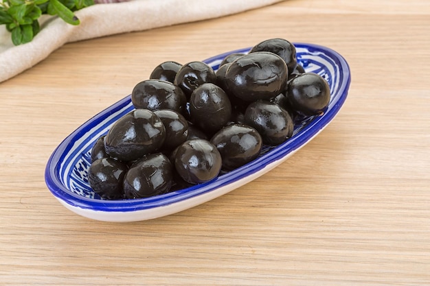 Foto schwarze oliven