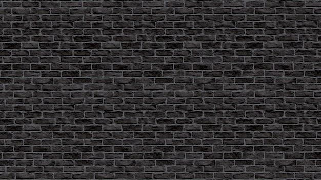 schwarze Wand mit einer Textur aus schwarzem Ziegelstein