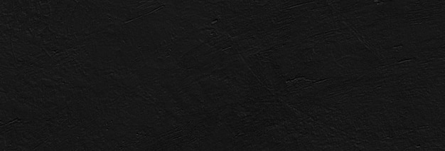 Schwarze Wand, schwarzer Stein, schwarzer Beton für Panoramahintergrund. Dunkler Zementhintergrund leer für Design