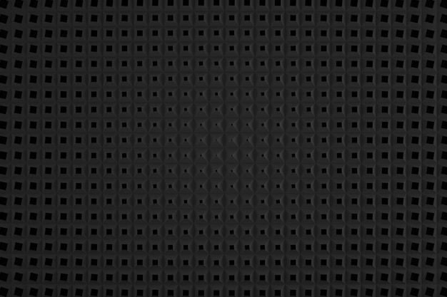 Schwarzer 3D-Cymatics-Hintergrund