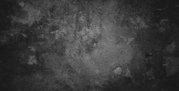 Foto schwarzer dunkler grunge-hintergrund und textur der schwarzen betonwand