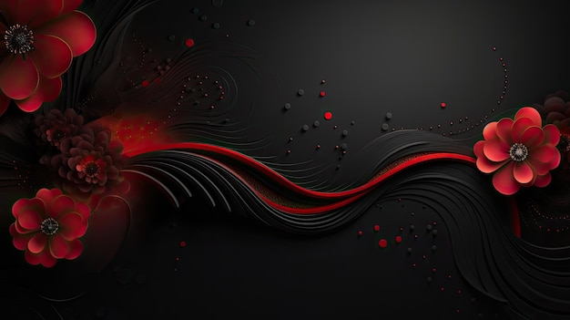 Schwarzer Freitag-Hintergrund, schwarzes und rotes Geschenk