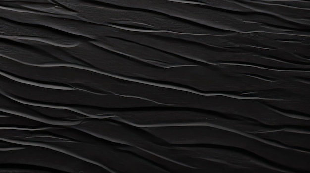 Schwarzer Hintergrund. Dunkelschwarzer Wellen-Grunge-Hintergrund. Minimale und moderne graue Hintergrundtextur