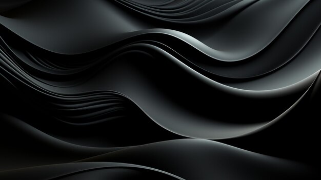 schwarzer Hintergrund mit ordentlichen Wellenformen