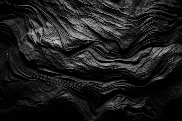 Schwarzer Hintergrund, Steinmauer, Grunge-Hintergrund, generative KI