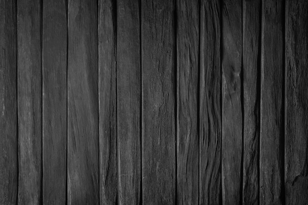 schwarzer hölzerner Hintergrund, dunkelholzige Textur, Vintage-Platten für das Design