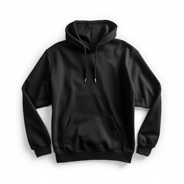 schwarzer Hoodie