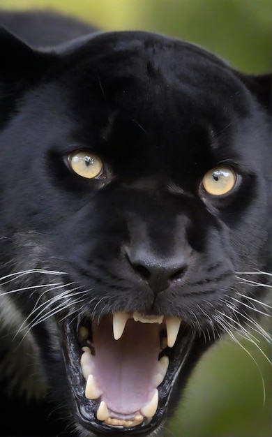 Foto schwarzer panther